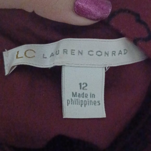 Lc Lauren Conrad red skater dress - Picture 9 of 9